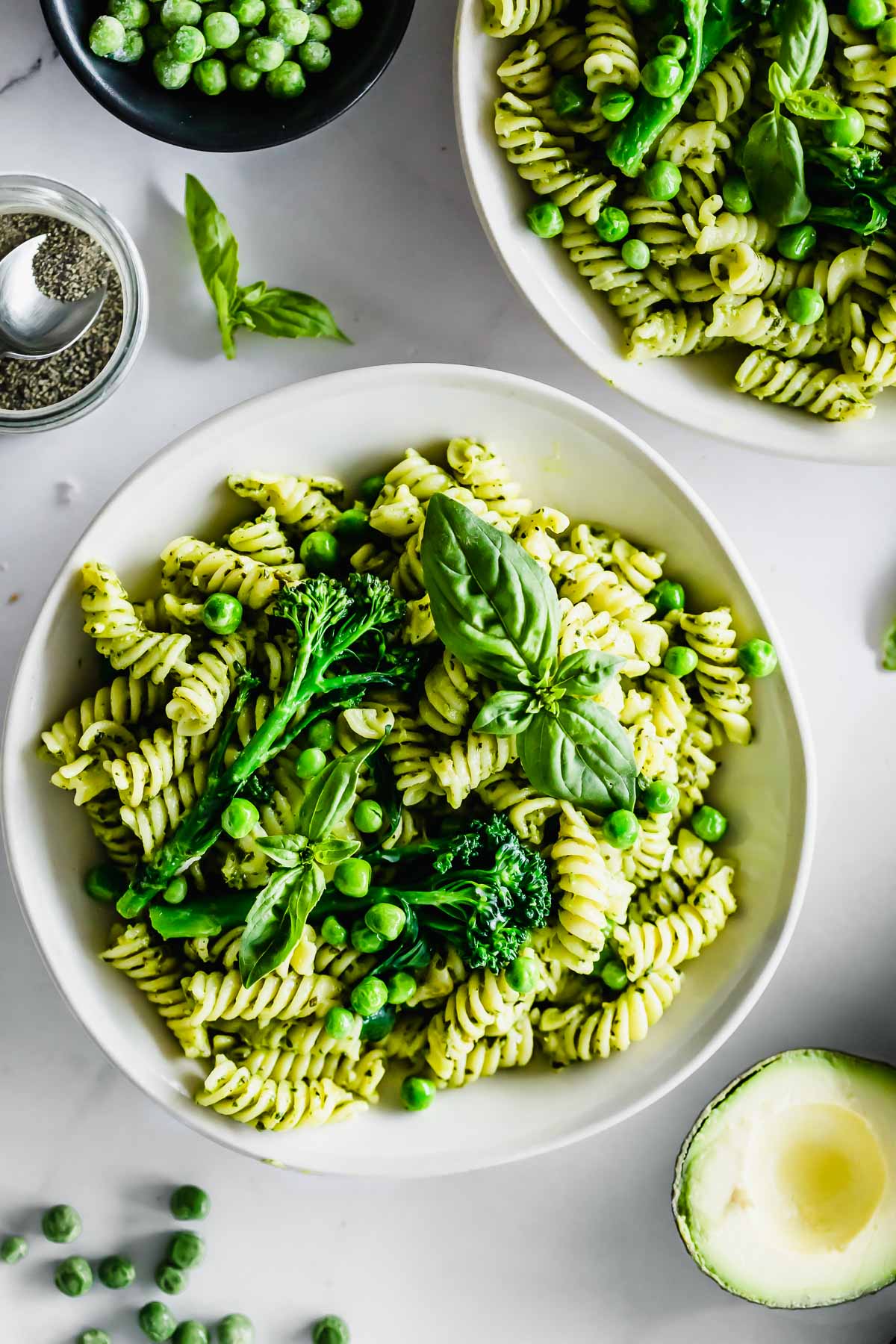 EXCLUSIVE: Avocado Pesto Pasta with Broccolini & Peas