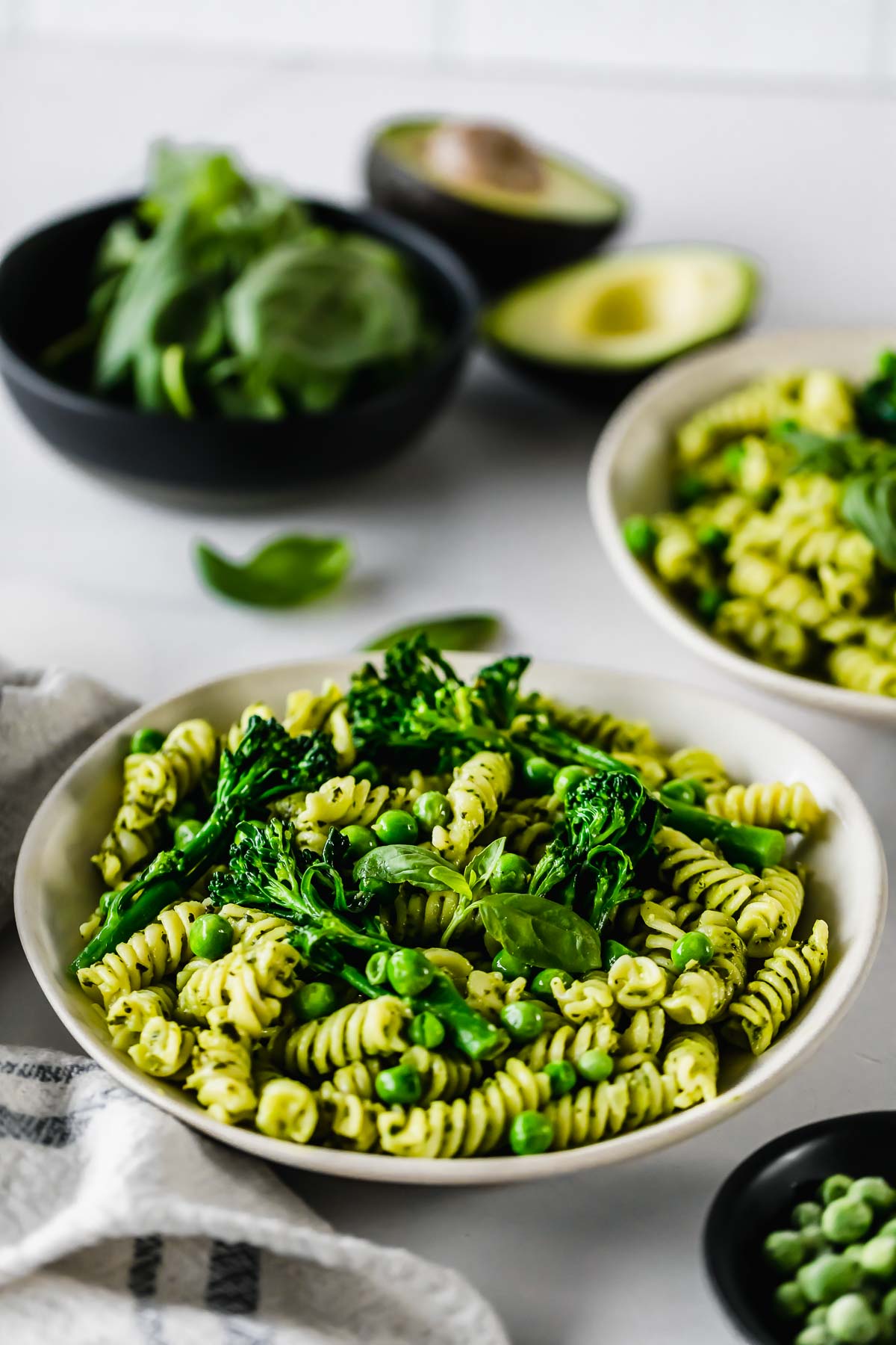 EXCLUSIVE: Avocado Pesto Pasta with Broccolini & Peas