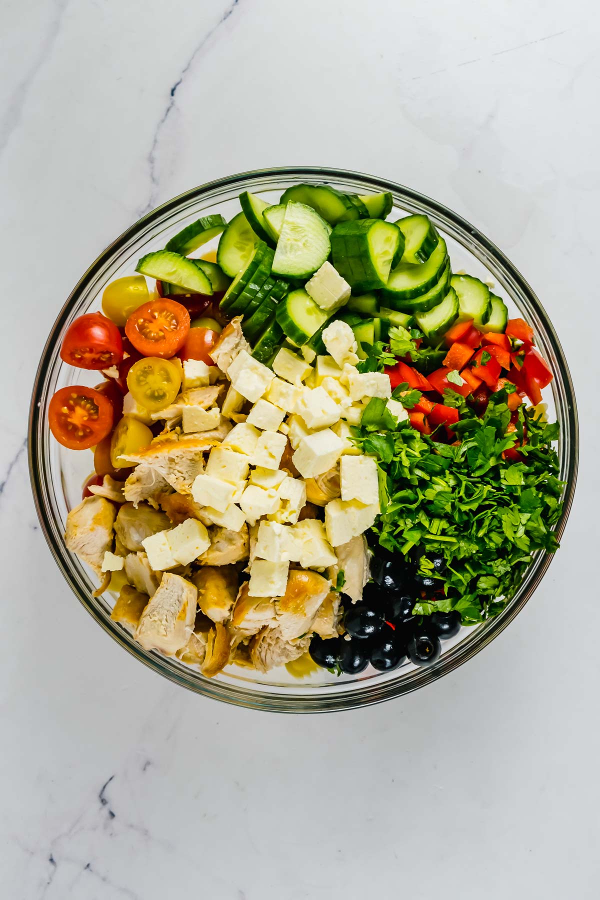 EXCLUSIVE: Greek Chicken Pasta Salad (with Video)