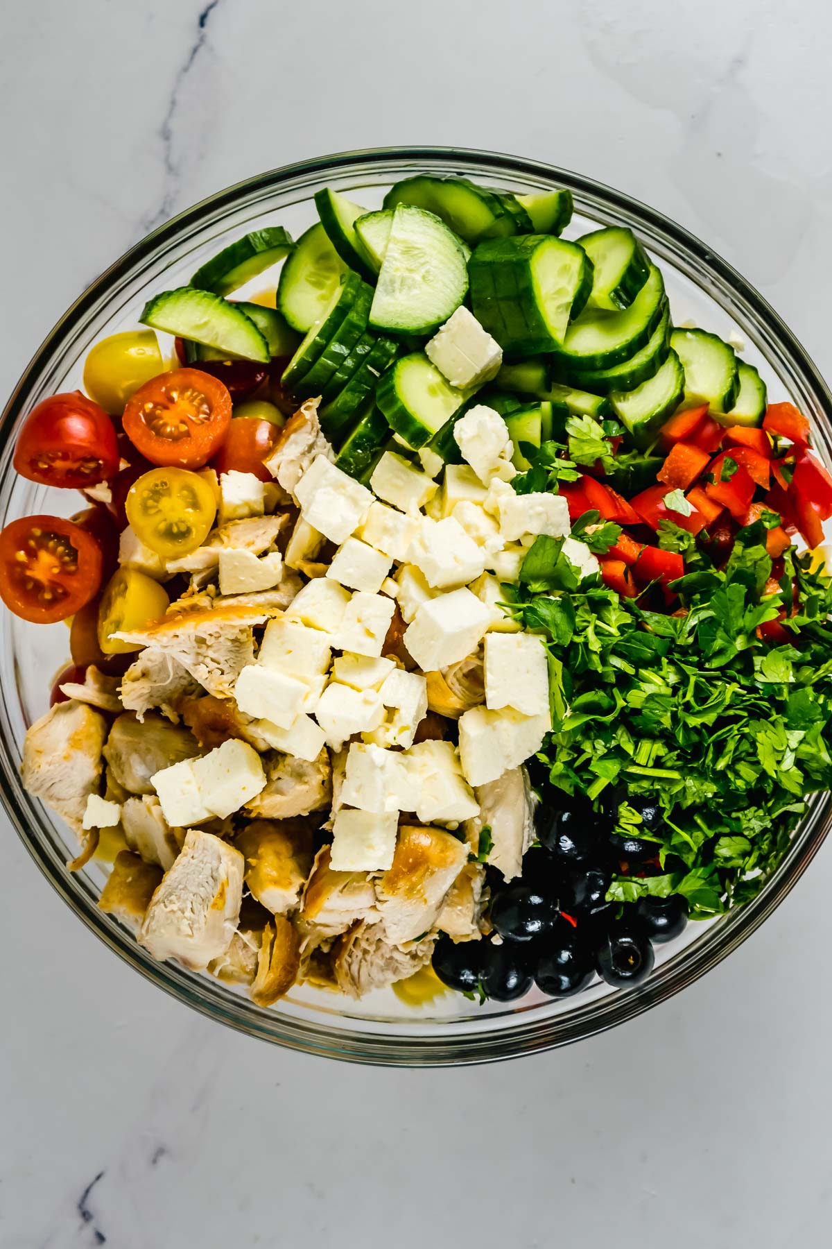 EXCLUSIVE: Greek Chicken Pasta Salad (with Video)