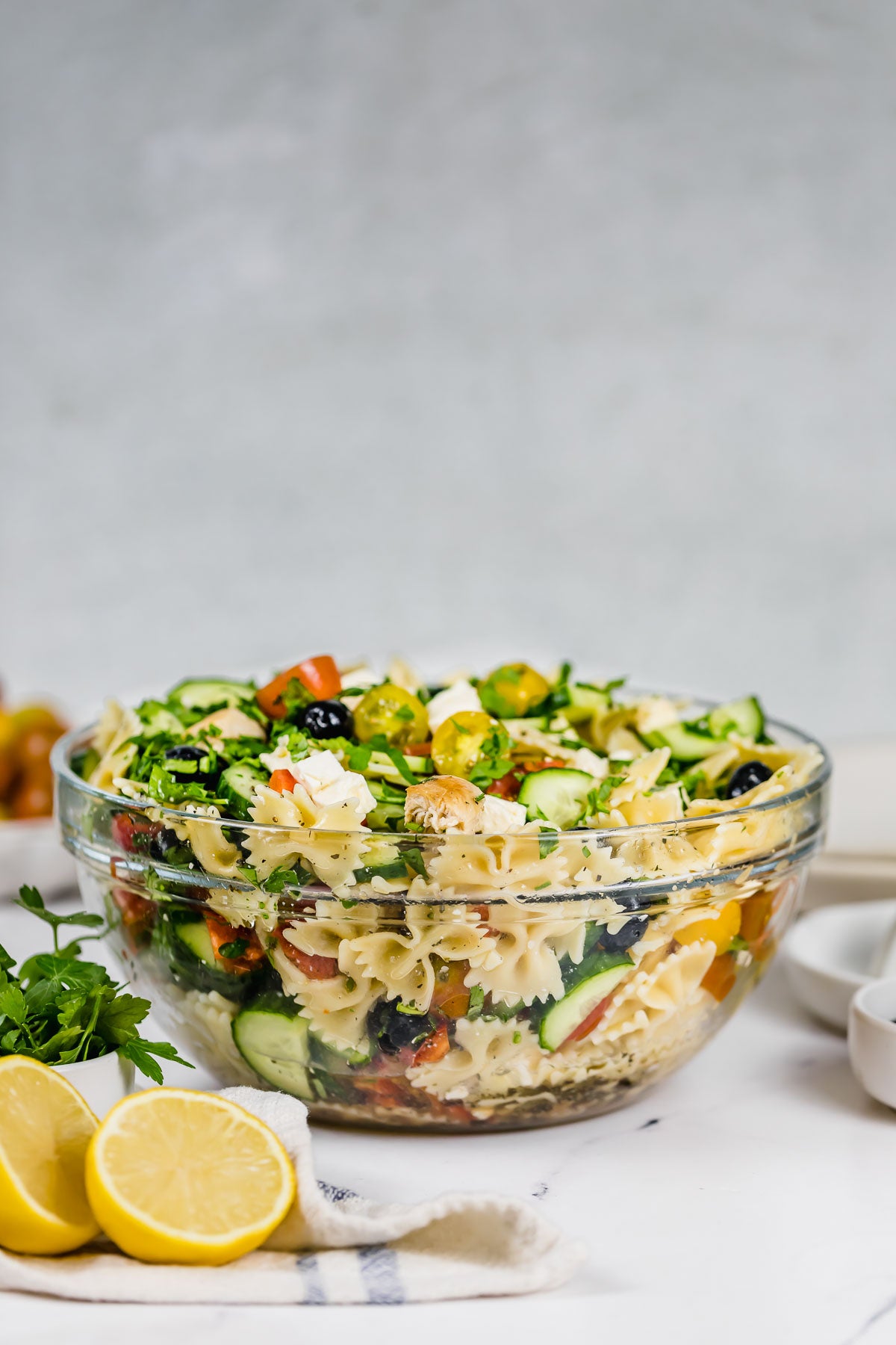 EXCLUSIVE: Greek Chicken Pasta Salad (with Video)