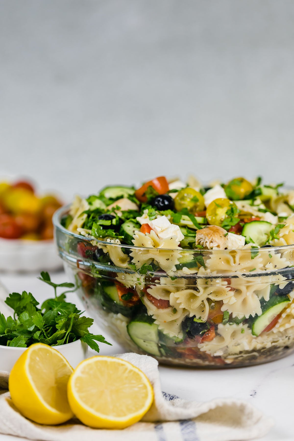 EXCLUSIVE: Greek Chicken Pasta Salad (with Video)