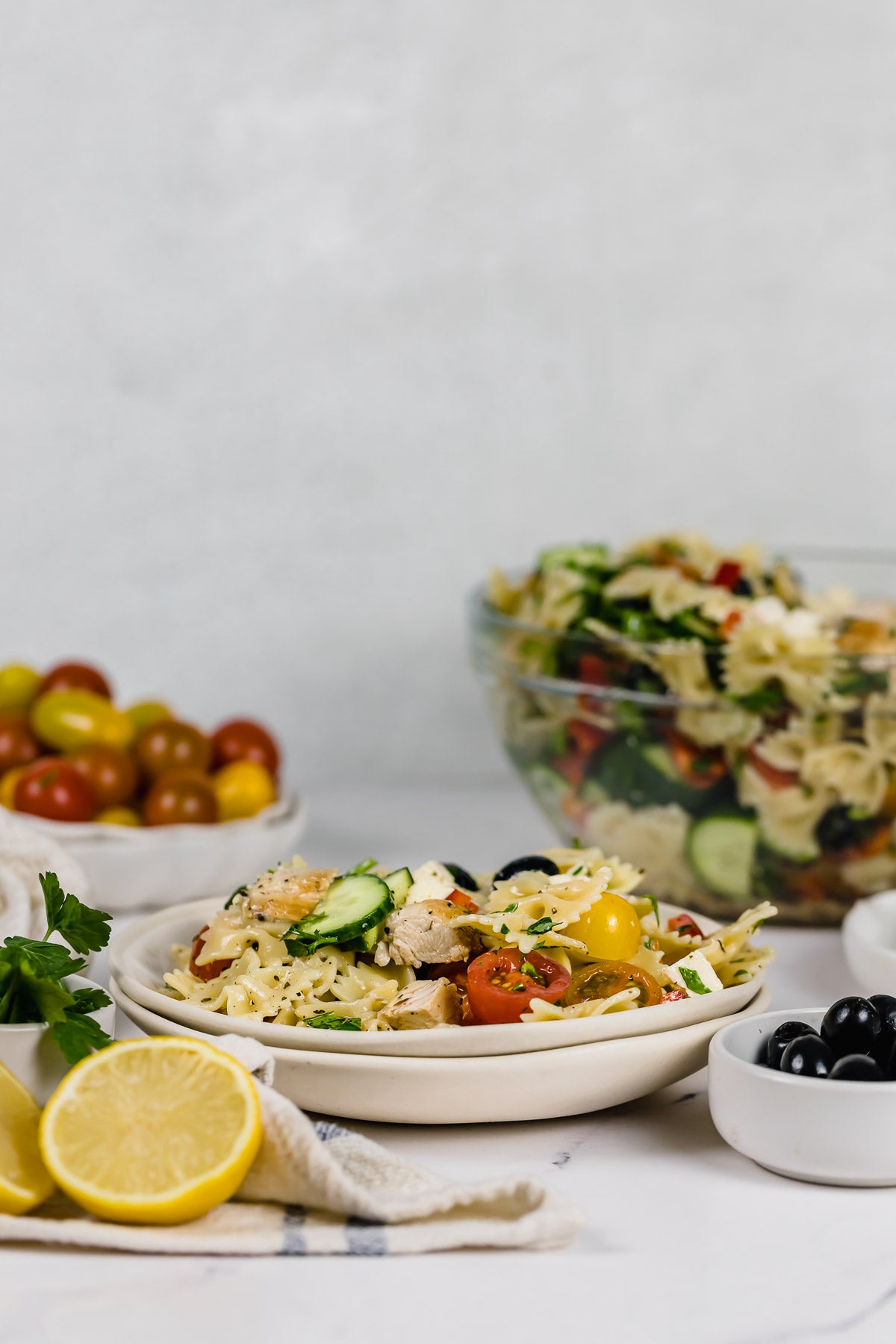 EXCLUSIVE: Greek Chicken Pasta Salad (with Video)
