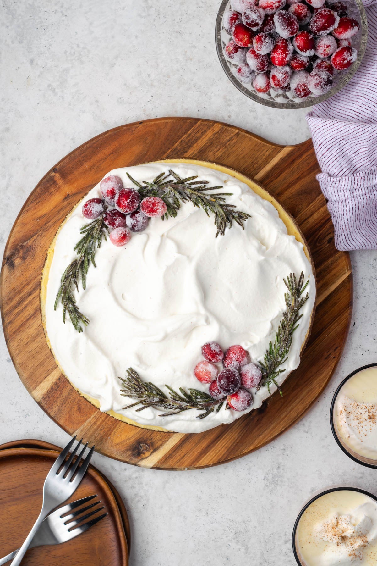 EXCLUSIVE: Eggnog Cheesecake